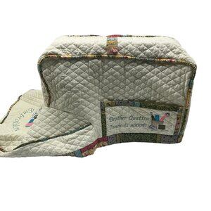 Quilted Brother Quattro Sewing Machine Cover High Quality Embrodiery Vintage